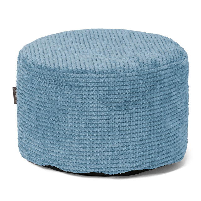 Liten Rund Fotskammel - Pom-pom Himmel 01