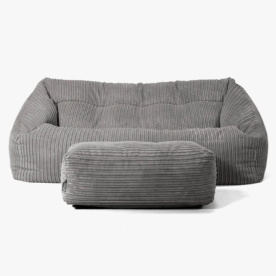 Maya Sakkosekk Sofa - Kordfløyel Grafitt 02
