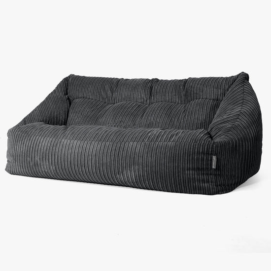 Maya Sakkosekk Sofa - Kordfløyel Svart 03