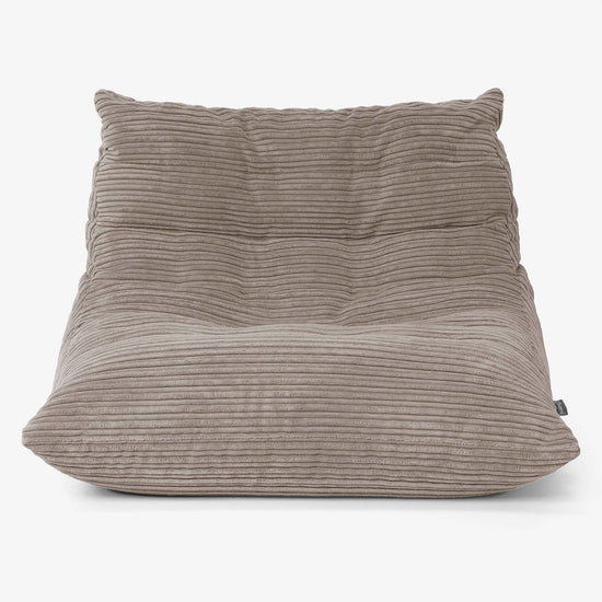 Noah Gulvstol Saccosekk - Kordfløyel Duegrå 01