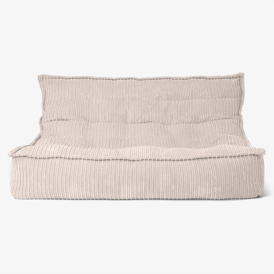 Oliver Gulvsofa Saccosekk - Kordfløyel Elfenben 01