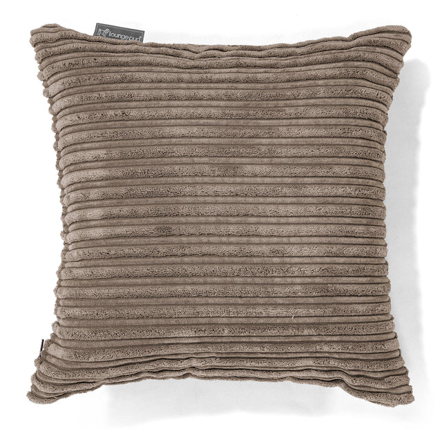 Putetrekk 47 x 47cm - Kordfløyel Duegrå 01