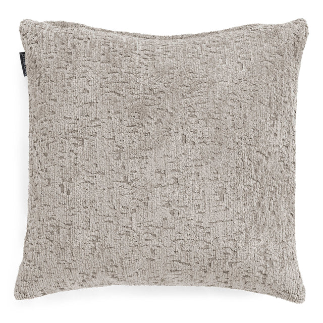 Putetrekk 47 x 47cm - Eksklusiv Chenille Grå 01