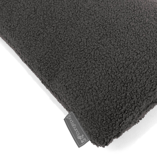 Rektangulær Putetrekk 35 x 50cm - Bouclé Grafitt 02