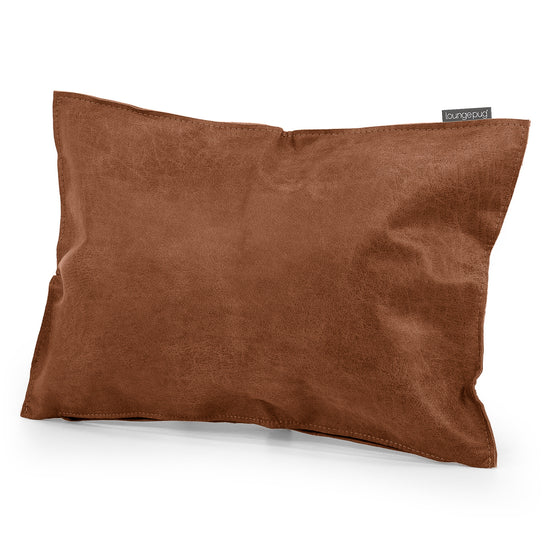 Rektangulær Putetrekk 35 x 50cm - Vintage Skinn Britisk Brun 02