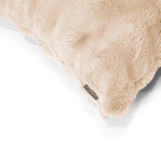 Rektangulær Putetrekk 35 x 50cm - Falsk Pels Boble Krem 02