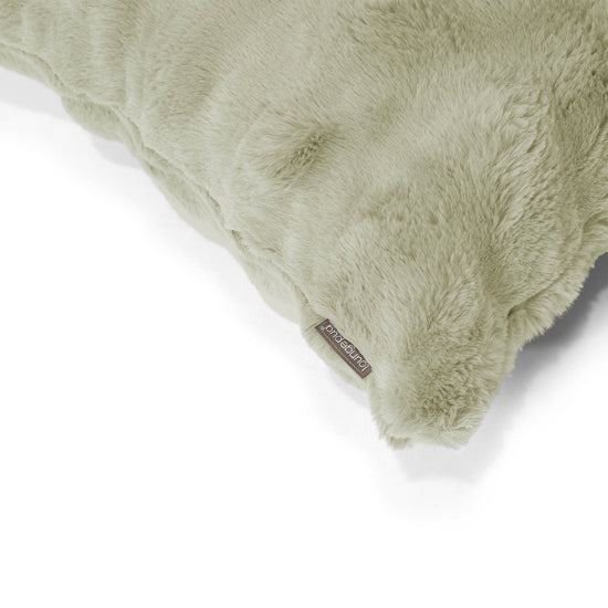 Rektangulær Putetrekk 35 x 50cm - Falsk Pels Boble Salviegrønn 02