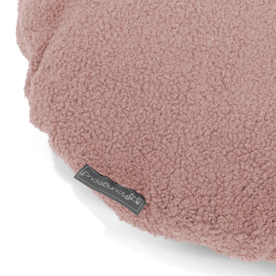 Rund Putetrekk 50cm - Bouclé Rosa 02