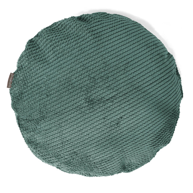 Rund Putetrekk 50cm - Pom-pom Mosegrønn 01