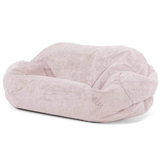 Sabine Sekkesofa - Kanin-fuskepels Støvete Rosa 01