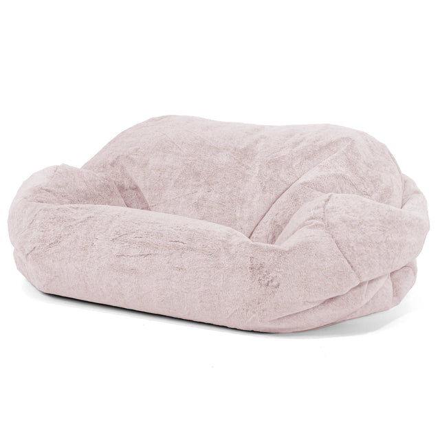 Sabine Sekkesofa - Kanin-fuskepels Støvete Rosa 01