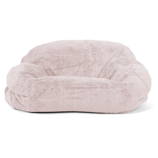 Sabine Sekkesofa - Kanin-fuskepels Støvete Rosa 02