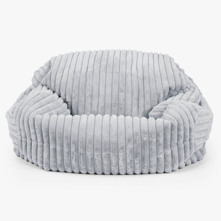 Sabine Sekkesofa - Ultrabehagelig Kord Andeggblå 02