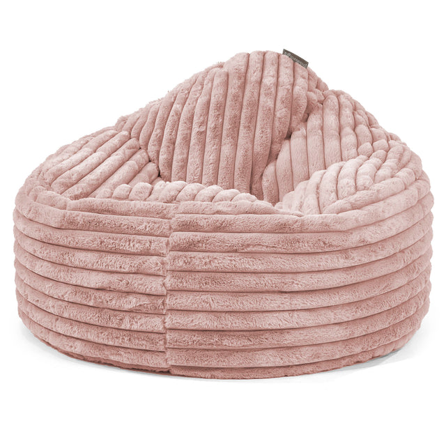Saccosekk 'Archi' - Ultrabehagelig Kord Støvete Rosa 01