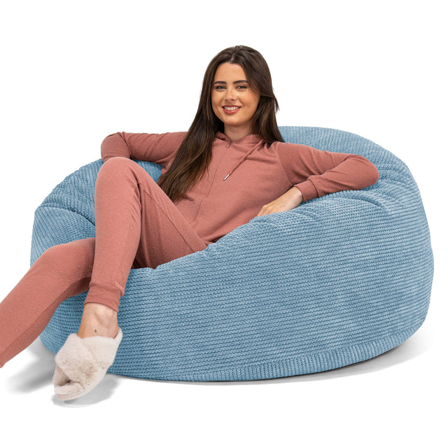 Saccosekk Sofa 'Mammut' - Pom-pom Himmel 01