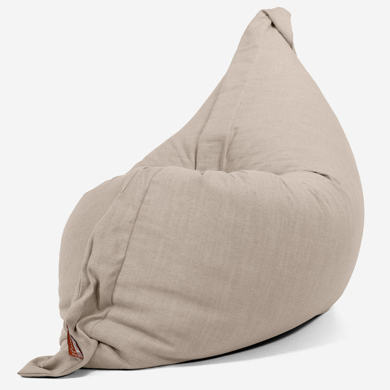 Saccosekk XXL - Linen Look Krem 02