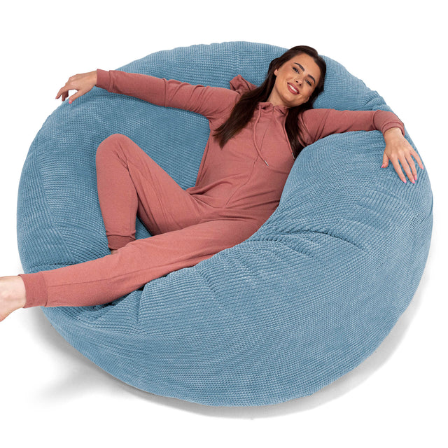 Sakkosekk Sofa 'Mega-Mammut' - Pom-pom Himmel 01