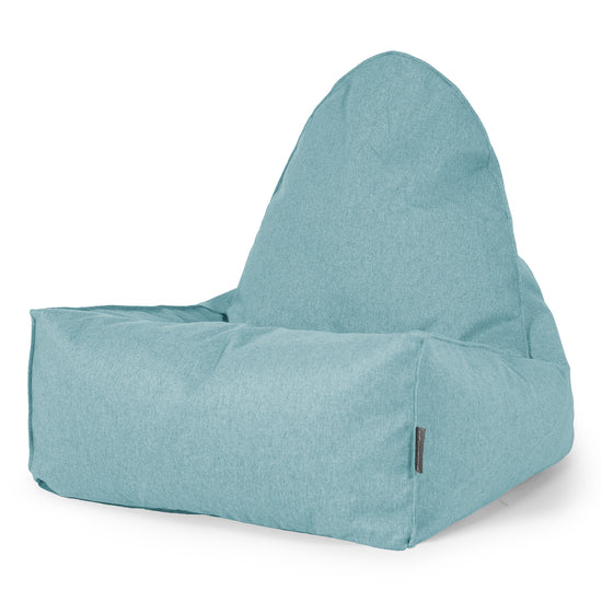 Scandi Lounge Saccosekk-stol - Interalli Ull Aqua 01