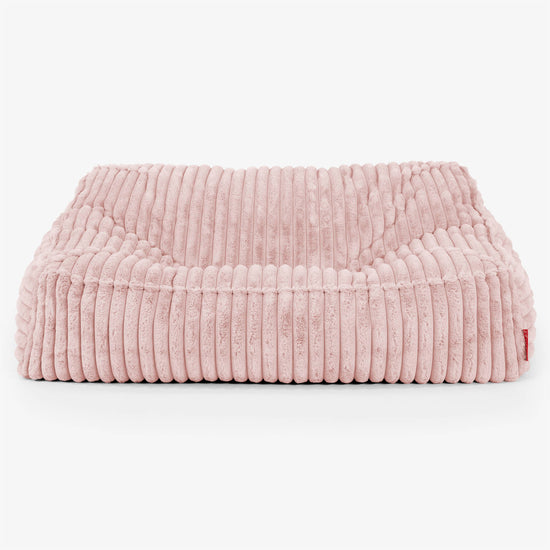 Sloucher Sakkosekk Sofa - Ultrabehagelig Kord Støvete Rosa 02