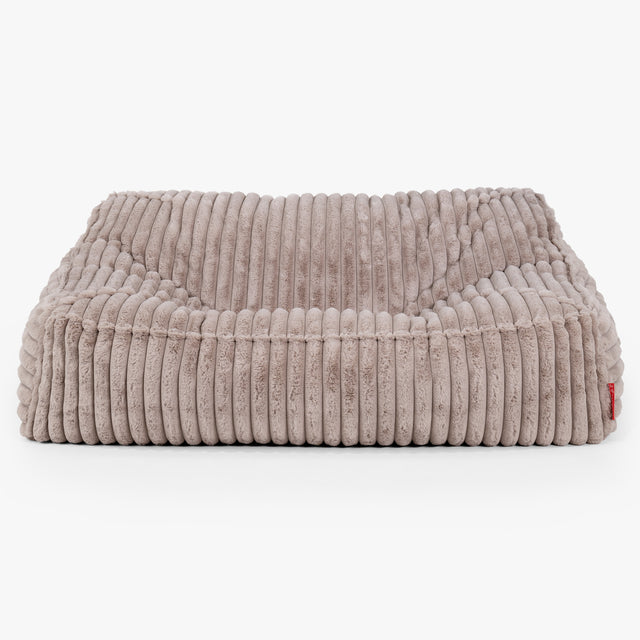 Sloucher Sakkosekk Sofa - Ultrabehagelig Kord Mink 02