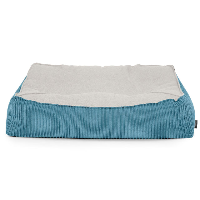 Sloucher Sakkosekk Sofa - Bouclé & Kordfløyel Turkis 02