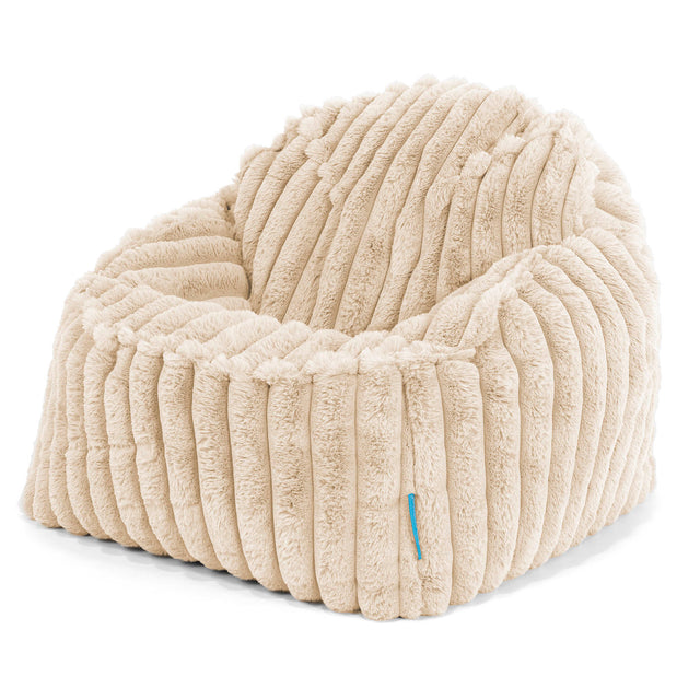 Sloucher Sakkosekk for Barn 2-6 år - Ultrabehagelig Kord Krem 01