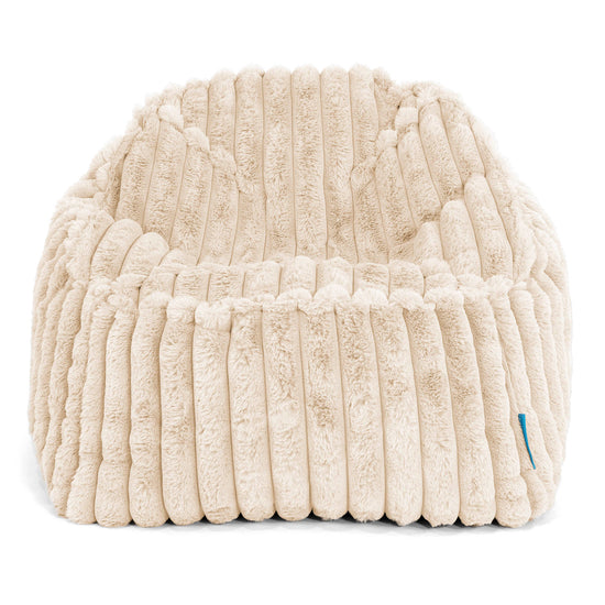 Sloucher Sakkosekk for Barn 2-6 år - Ultrabehagelig Kord Krem 02