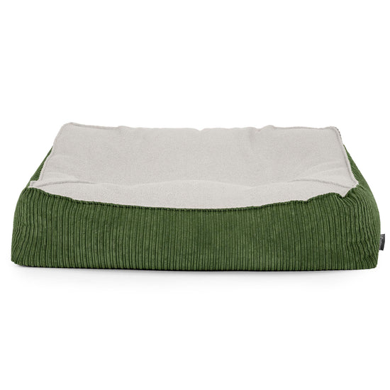Sloucher Sakkosekk Sofa - Bouclé & Kordfløyel Skoggrønn 02
