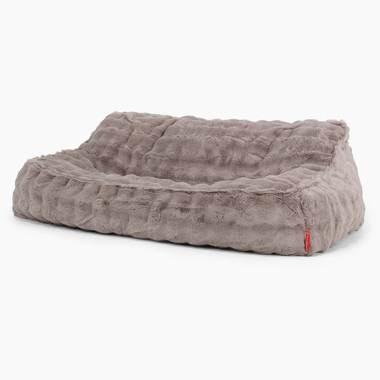 Sloucher Sakkosekk Sofa - Falsk Pels Boble Mink 01