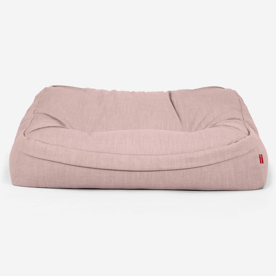 Sloucher Sakkosekk Sofa - Linen Look Rose 02