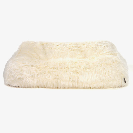 Sloucher Sakkosekk Sofa - Mongolsk Fuskepels Krem 02