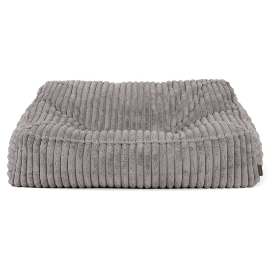 Sloucher Sakkosekk Sofa - Ultrabehagelig Kord Grå 02