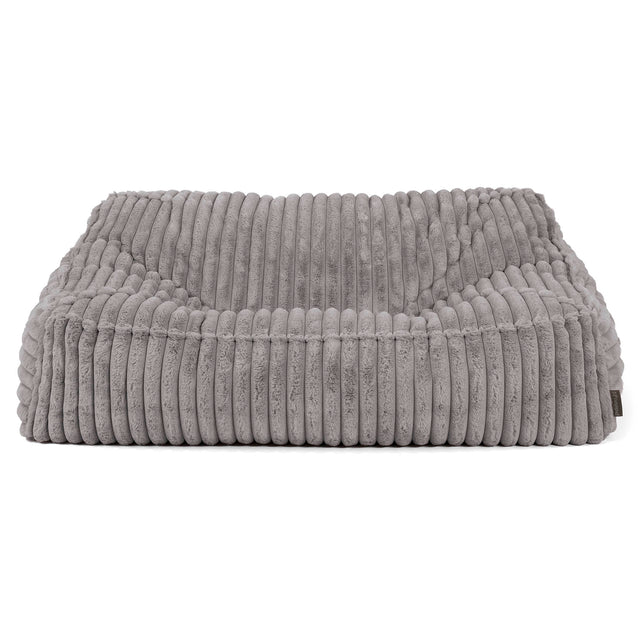 Sloucher Sakkosekk Sofa - Ultrabehagelig Kord Grå 02