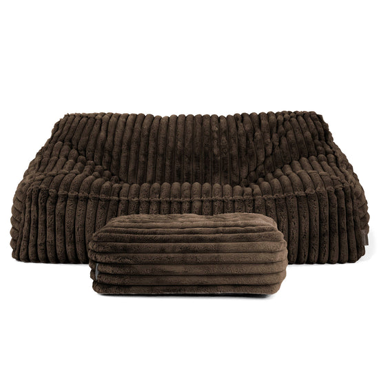 Sloucher Sakkosekk Sofa - Ultrabehagelig Kord Sobel 03