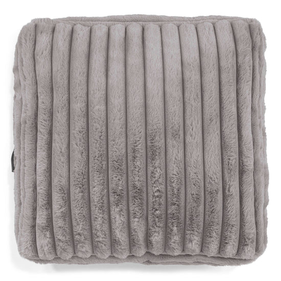 Stor Gulvpute - Ultrabehagelig Kord Grå 02