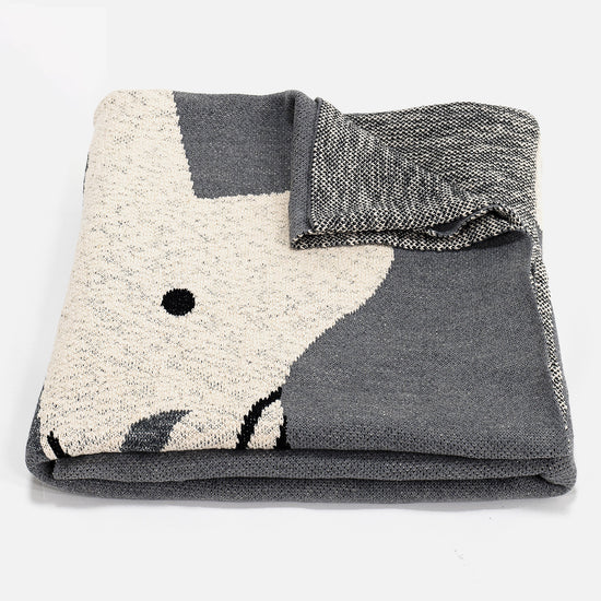 Sofa Pledd / Teppe Barn - Strikket Solo Enhjørning 03