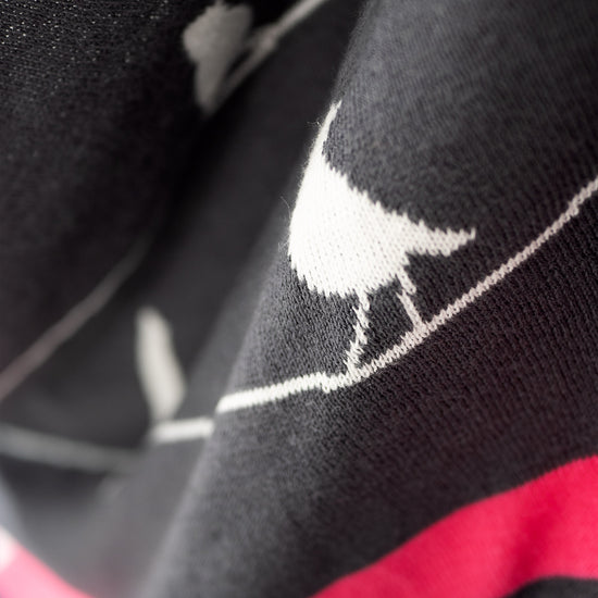 Sofa Pledd / Teppe - Strikket Bird 05