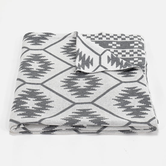 Sofa Pledd / Teppe - Strikket Horizon 03