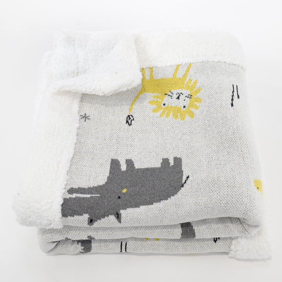 Sofa Pledd / Teppe - Strikket Safari 03