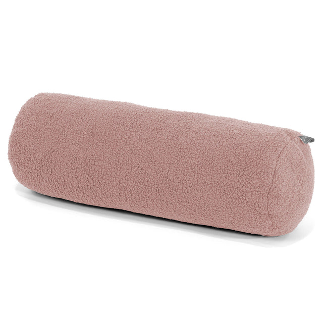 Sylinderputetrekk 20 x 55cm - Bouclé Rosa 01