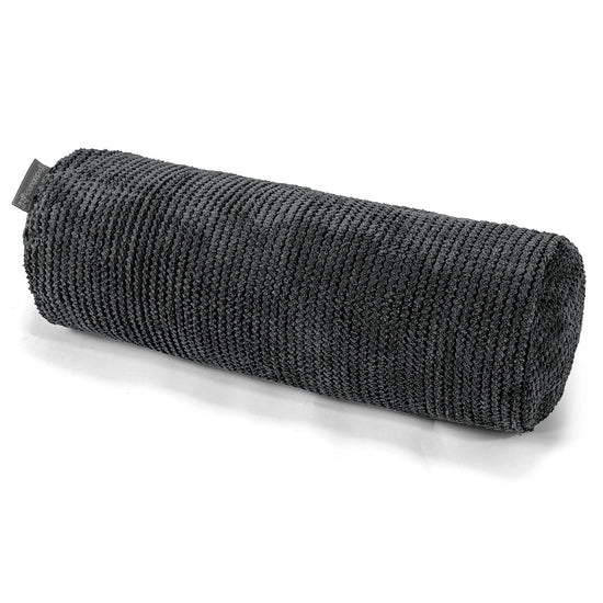 Sylinderputetrekk 20 x 55cm - Pom-pom Svart 01