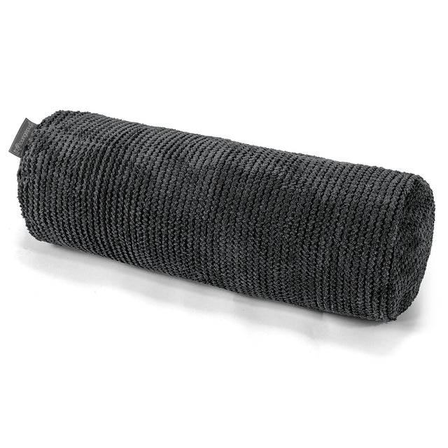 Sylinderputetrekk 20 x 55cm - Pom-pom Svart 01
