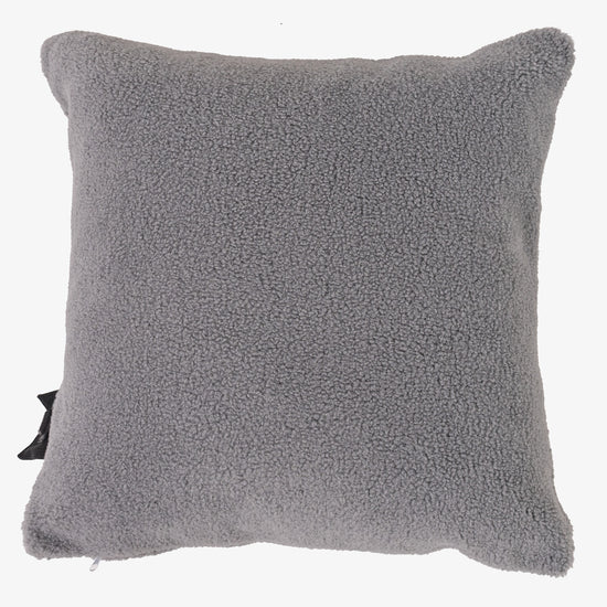 Varmepute 45 x 45cm - Sherpa Grå 01