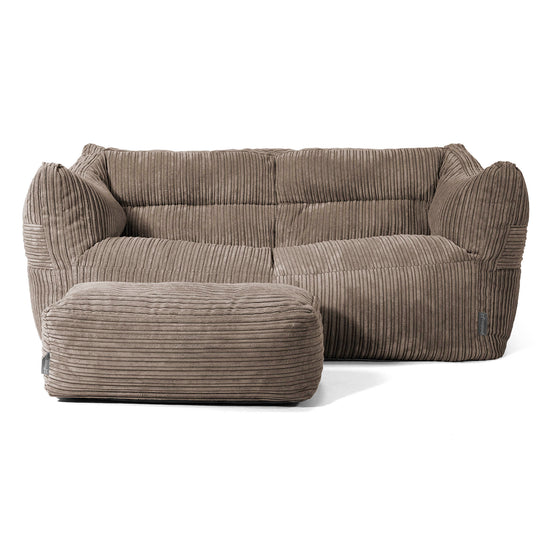 Victor Sakkosekk Sofa - Kordfløyel Duegrå 02