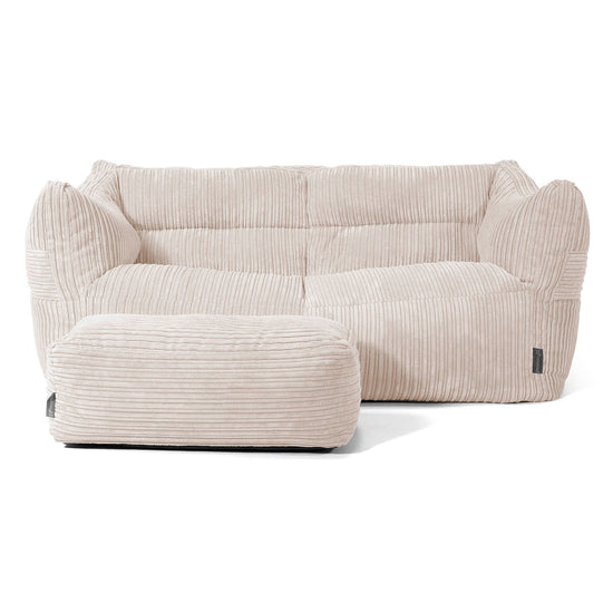 Victor Sakkosekk Sofa - Kordfløyel Elfenben 02