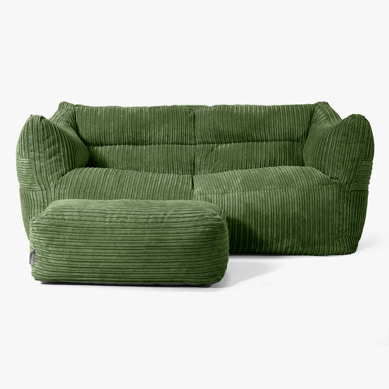 Victor Sakkosekk Sofa - Kordfløyel Skoggrønn 02