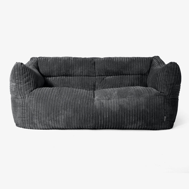 Victor Sakkosekk Sofa - Kordfløyel Svart 01