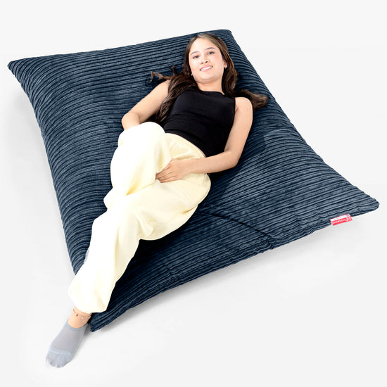 Saccosekk XXL - Kordfløyel Marineblå 01