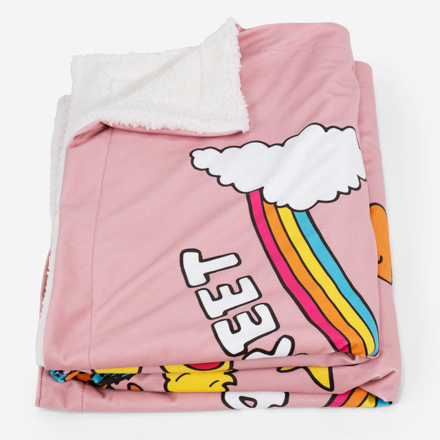 Sofa Pledd / Teppe - Peace Love & Sesame Street 02