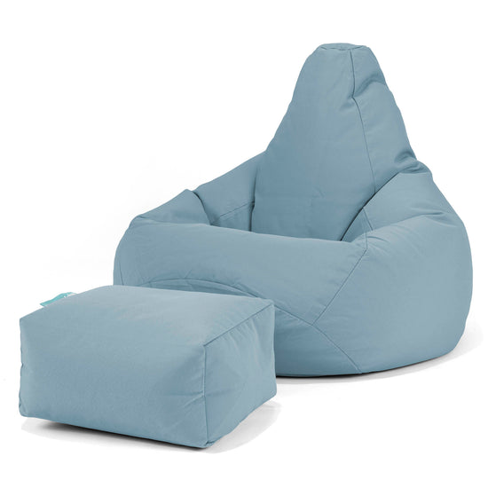 SoleiStorm™ Ultra 2000 h+ Hvilestol Saccosekk - Olefin Babyblå 01
